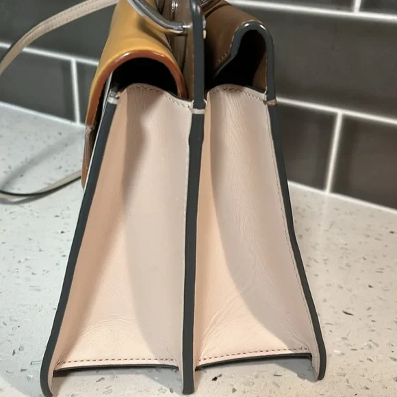 Danse Lente Phoebe Bag Purse Tan & Beige Leather - EUC! - Picture 3 of 13